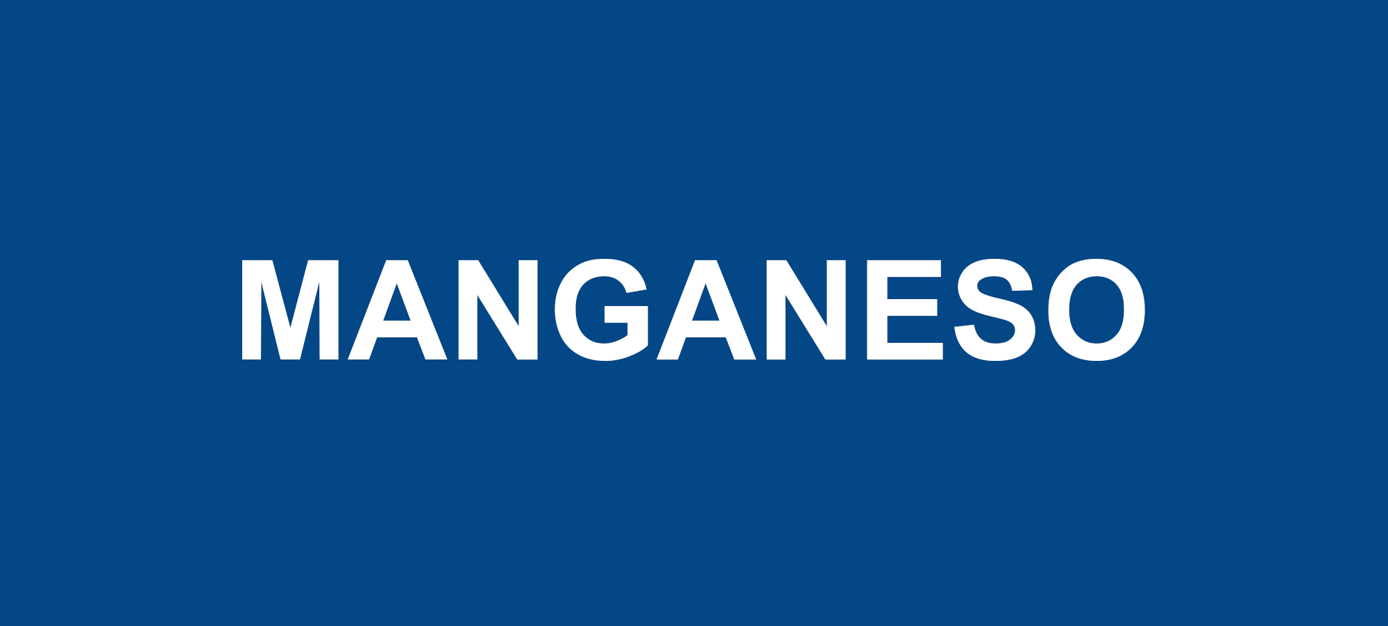 Manganeso Mn Descripcion Caracteristicas Propiedades Y Usos